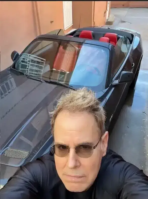 Joseph Flint's selfie with the convertible Car Concierge Pro sourced for him