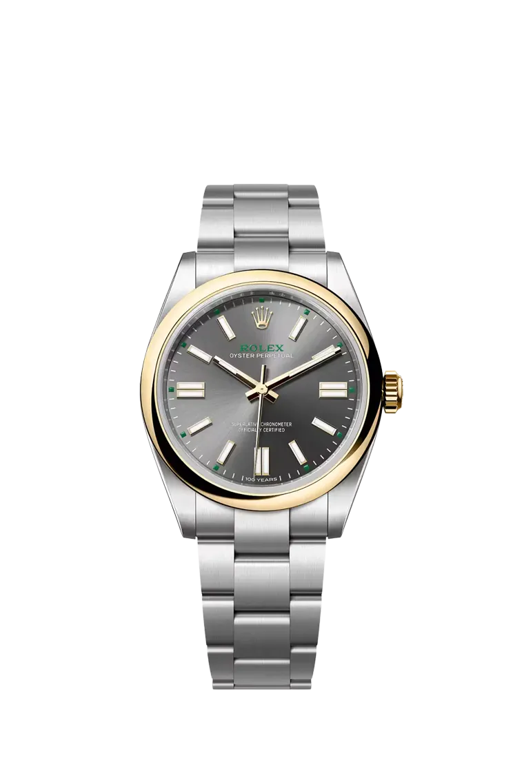 Steel chronograph on a leather strap