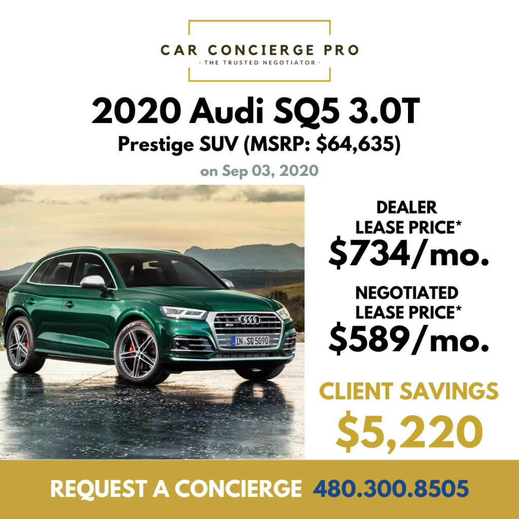 Best Car Deals | 2020 Audi Sq5 3.0T | $5,220 In Savings