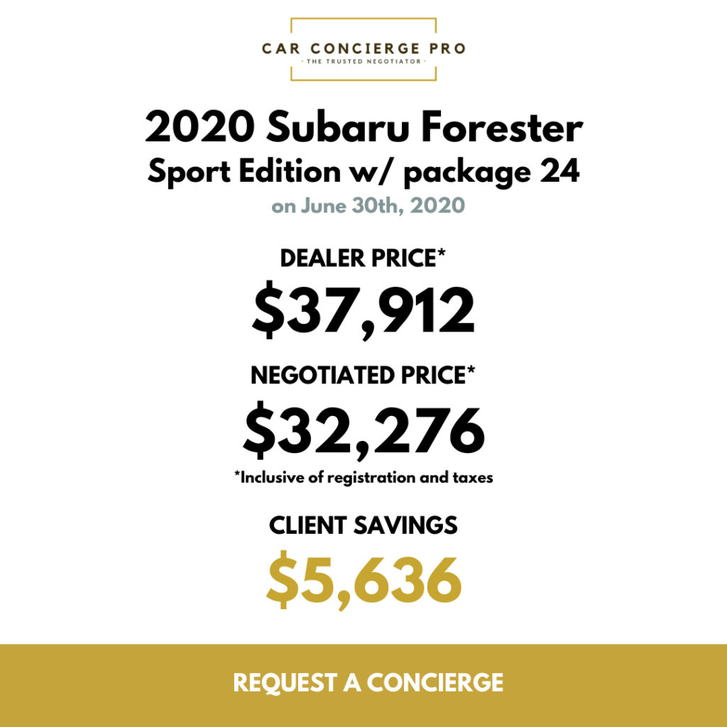 Best Car Deals | 2020 Subaru Forester | $5,636 in savings