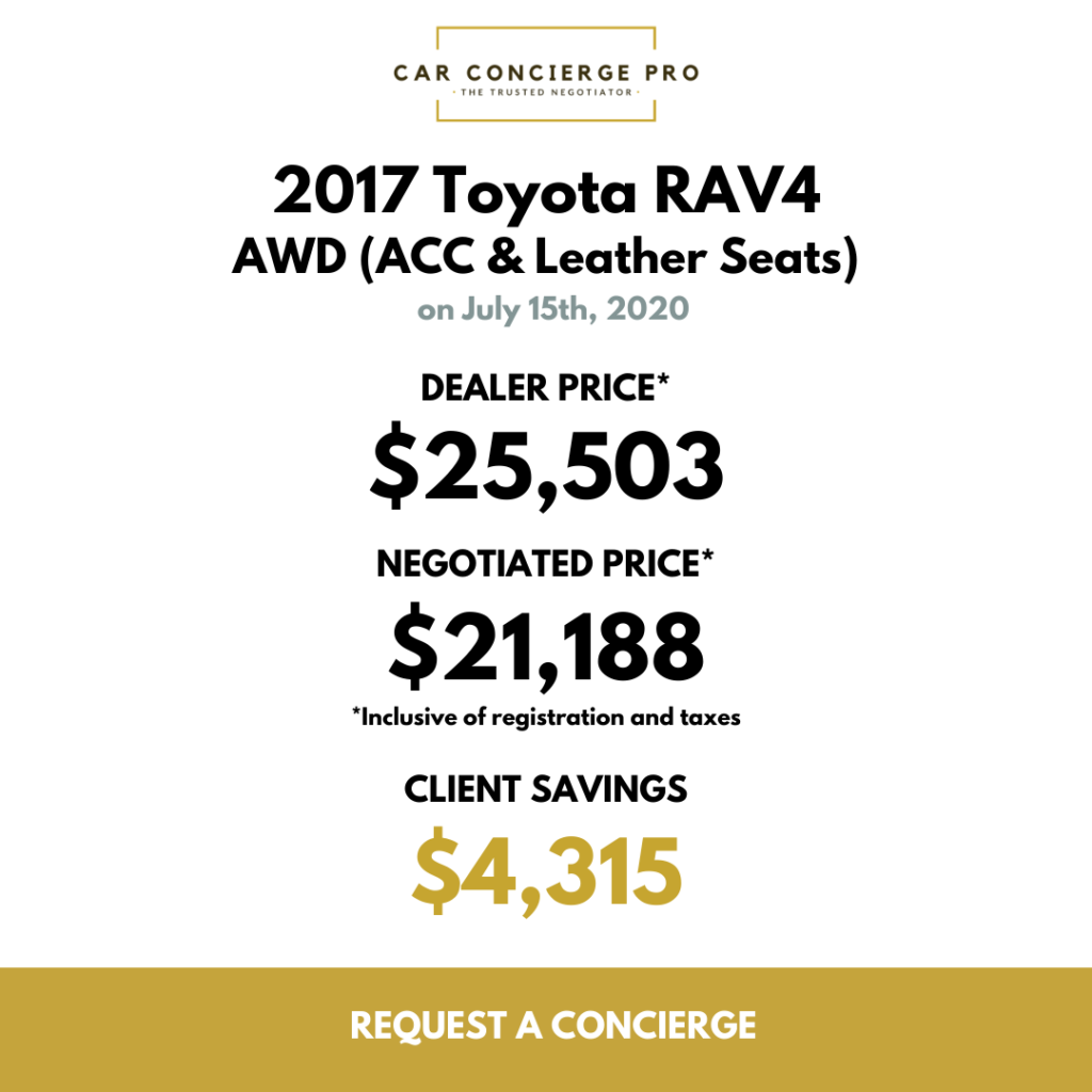 Best Car Deals | 2017 Toyota RAV4 | $4,135 in savings