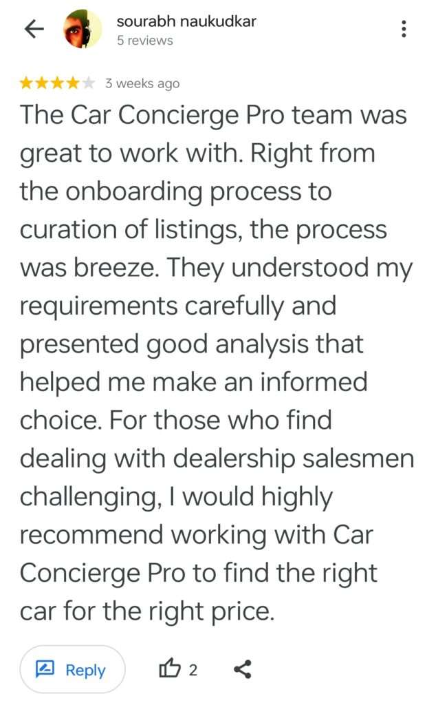 reviews in usa for car buying