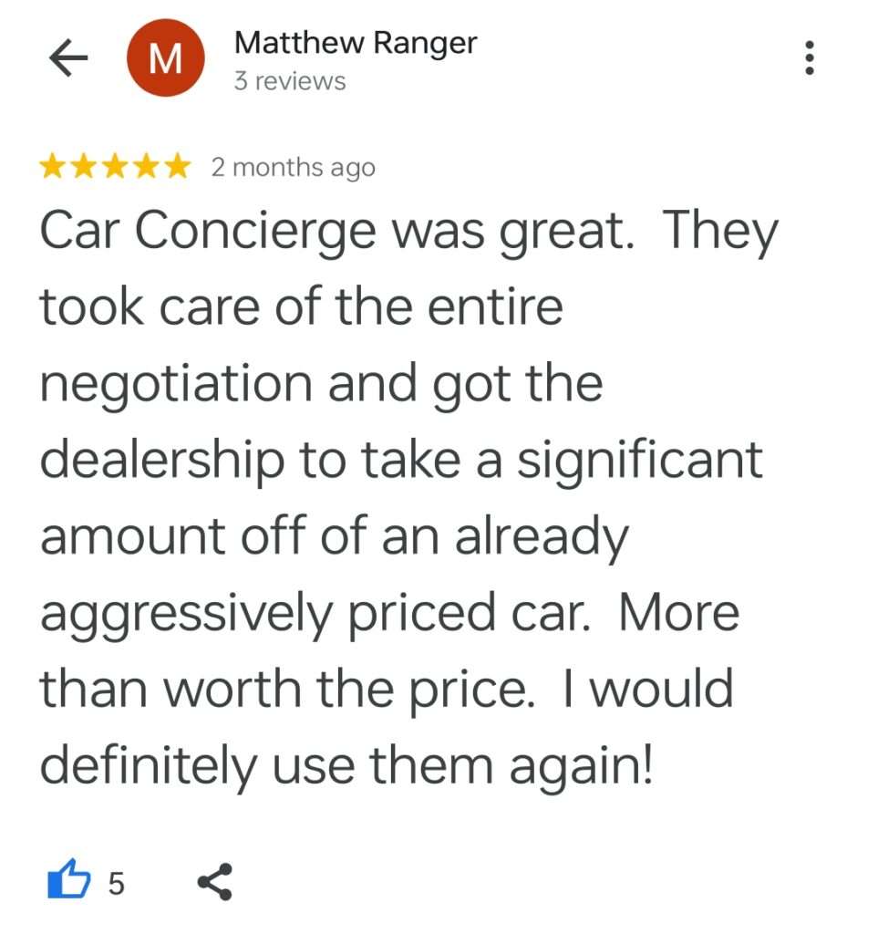 car buying service reviews