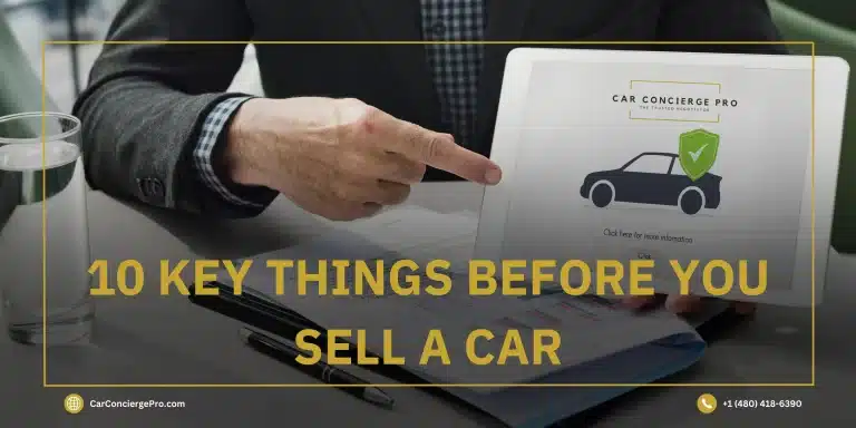 10 Key Things Before Selling Your Car