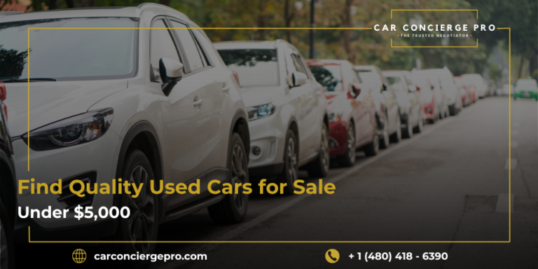 Used Cars For Sale Under $5,000