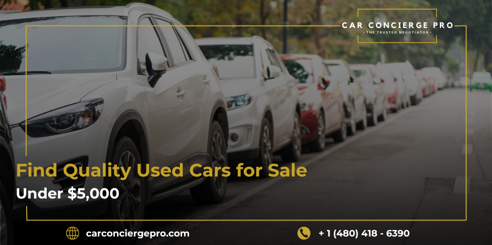 Used Cars for Sale Under $5,000