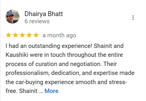 Dhairyabhatt Google Review Buying Clienttestimonial Carconceirgepro.webp