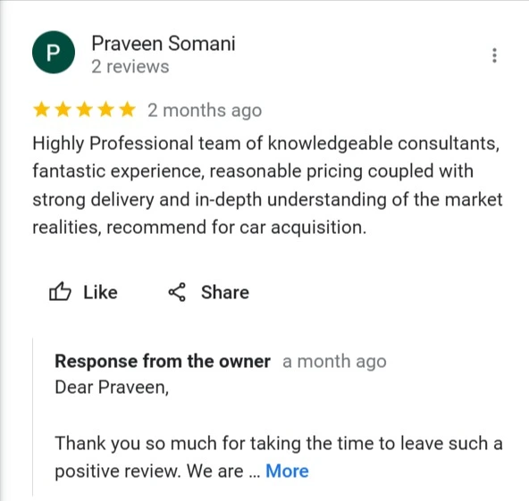 Praveensomani Googlereview Buying Clienttestimonial Carconceirgepro