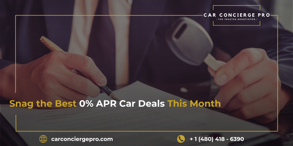 Snag the Best 0% APR Car Deals This Month