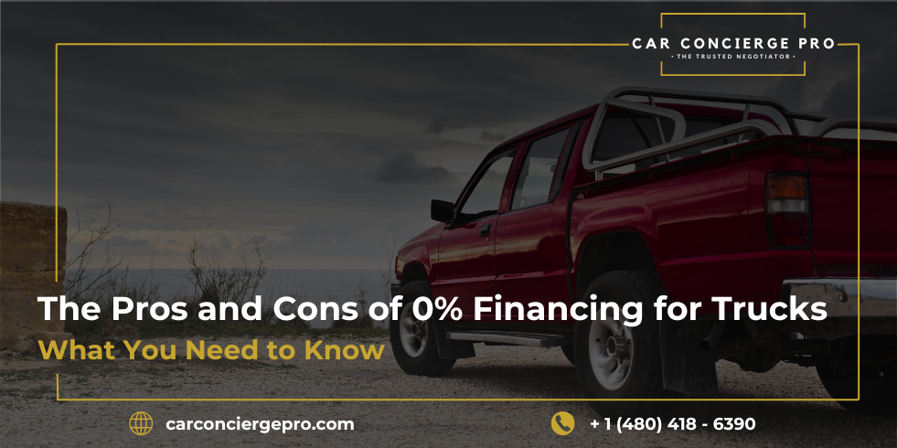 The Pros and Cons of 0% Financing for Trucks