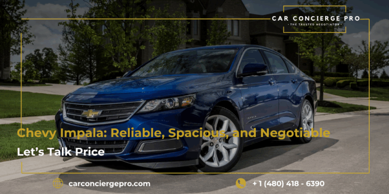 Chevy Impala: Reliable, Spacious, and Negotiable—Let’s Talk Price