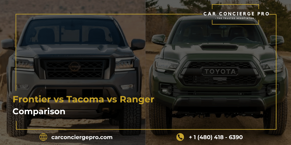 Frontier vs Tacoma vs Ranger Comparison