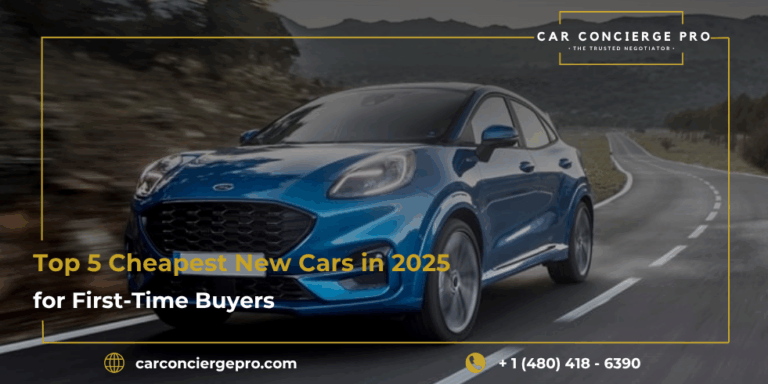 Top 5 Cheapest New Cars in 2025 for First-Time Buyers