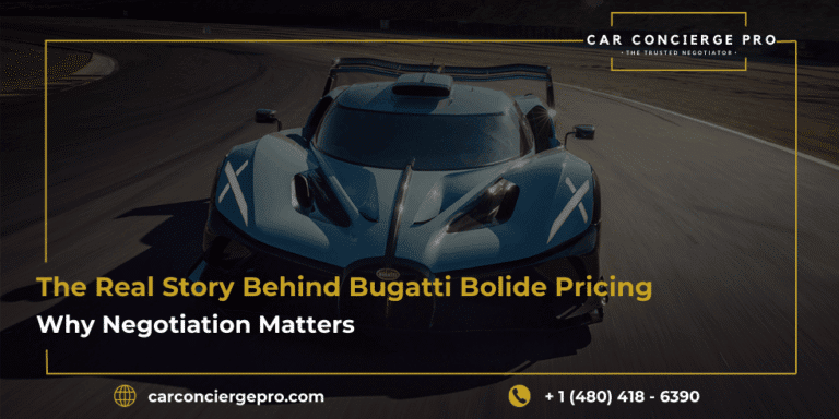 The Real Story Behind Bugatti Bolide Pricing and Why Negotiation Matters