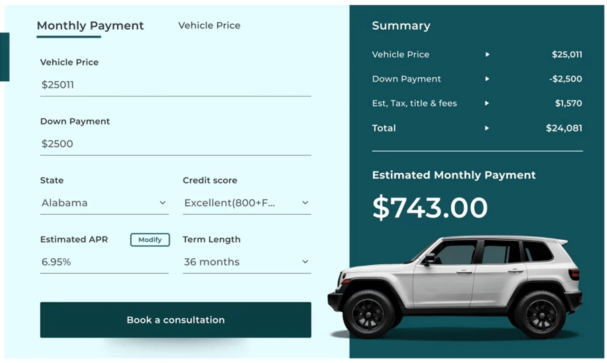 Car Payment Calculator