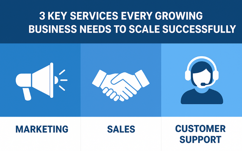 3 Key Services Every Growing Business Needs to Scale Successfully