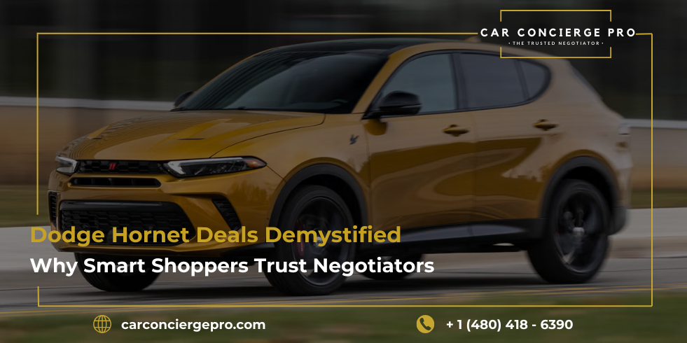 Dodge Hornet Deals Demystified: Why Smart Shoppers Trust Negotiators, Not Dealers