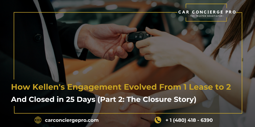 Turning Two Cars into One Smart Lease How Kellen Simplified His Finances with Car Concierge Pro