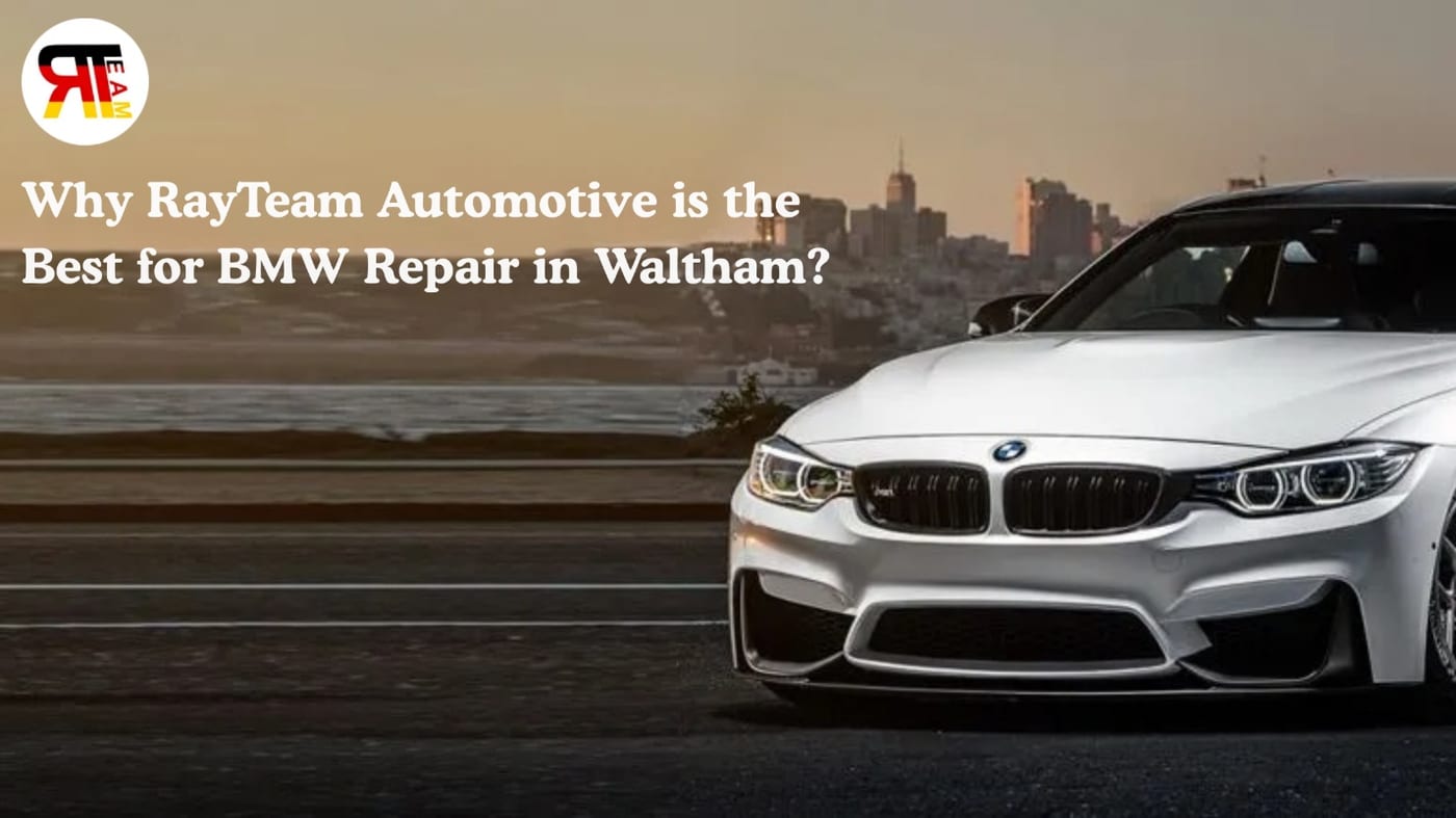 A BMW undergoing diagnostic work in a specialist workshop